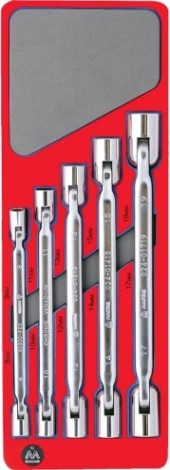 Набор шарнирных ключей в лотке МАСТАК 5-2405 5 предметов Набор шарнирных ключей в лотке МАСТАК 5-2405 5 предметов