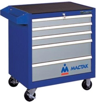 Тележка инструментальная МАСТАК 521-05581B 5 выдвижных полок, синяя Тележка инструментальная МАСТАК 521-05581B 5 выдвижных полок, синяя